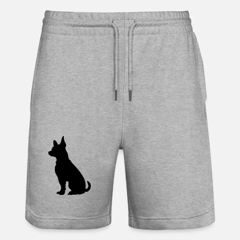 Chien - Short de jogging bio TRAINER Stanley/Stella unisexe - gris chiné