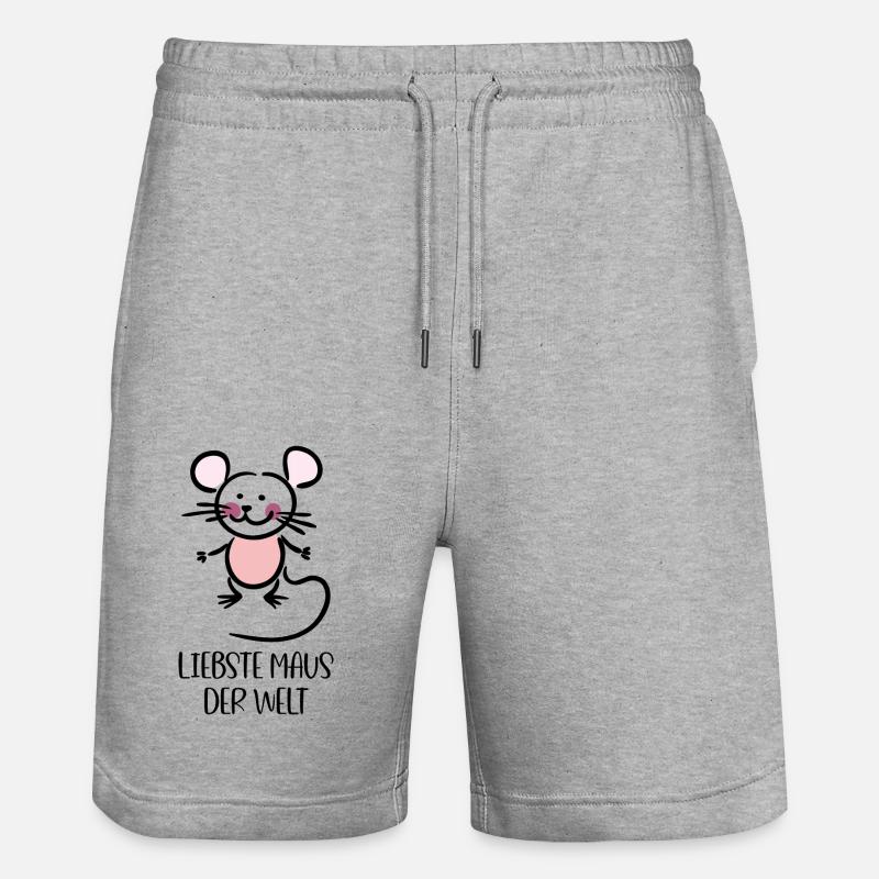 Souris - Short de jogging bio TRAINER Stanley/Stella unisexe - gris chiné