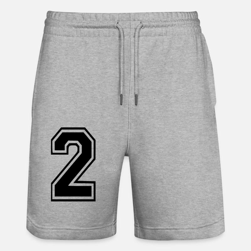 2 - Short de jogging bio TRAINER Stanley/Stella unisexe - gris chiné