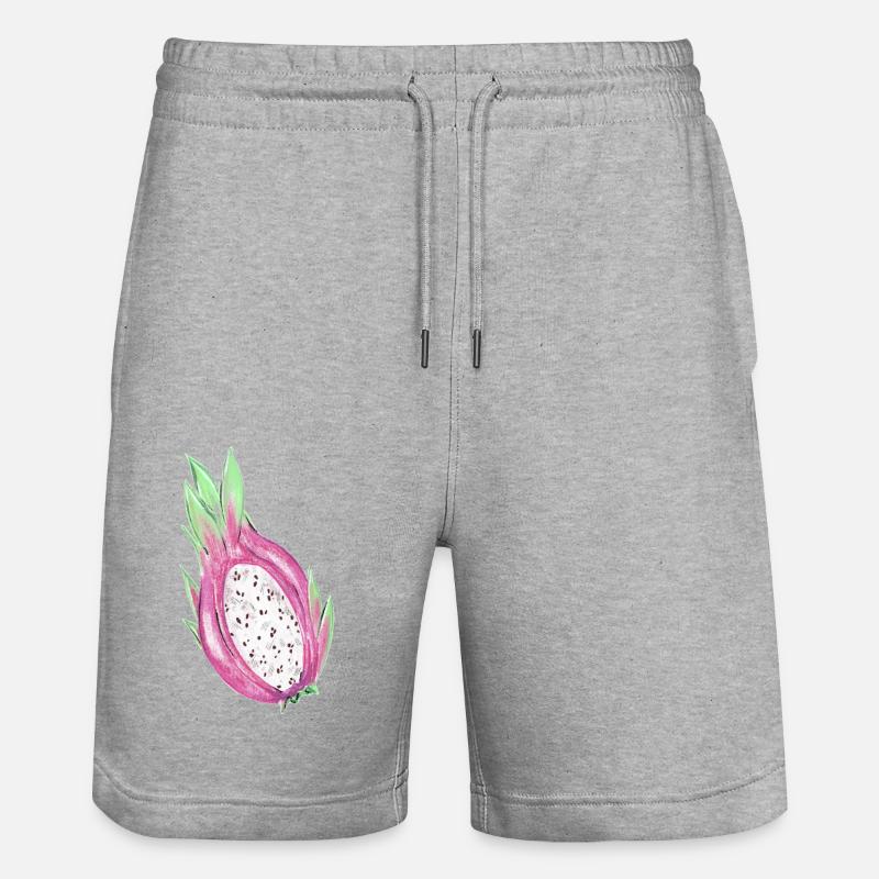 Fruit du dragon - Short de jogging bio TRAINER Stanley/Stella unisexe - gris chiné