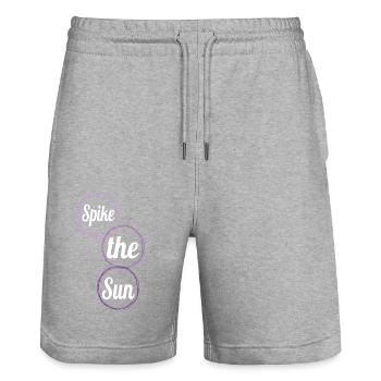 beach volleyball gear beach volleyball techniques - Stanley/Stella Unisex Bio Joggingshorts Trainer  - Grau meliert - Vorne - Nik (191cm) & Marisol (170cm)
