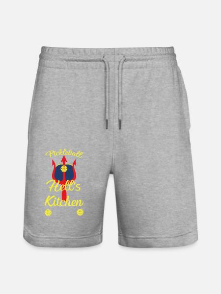Pickleball Kitchen Nightmare - Stanley/Stella Trainer Unisex Organic Jogging Shorts - heather grey