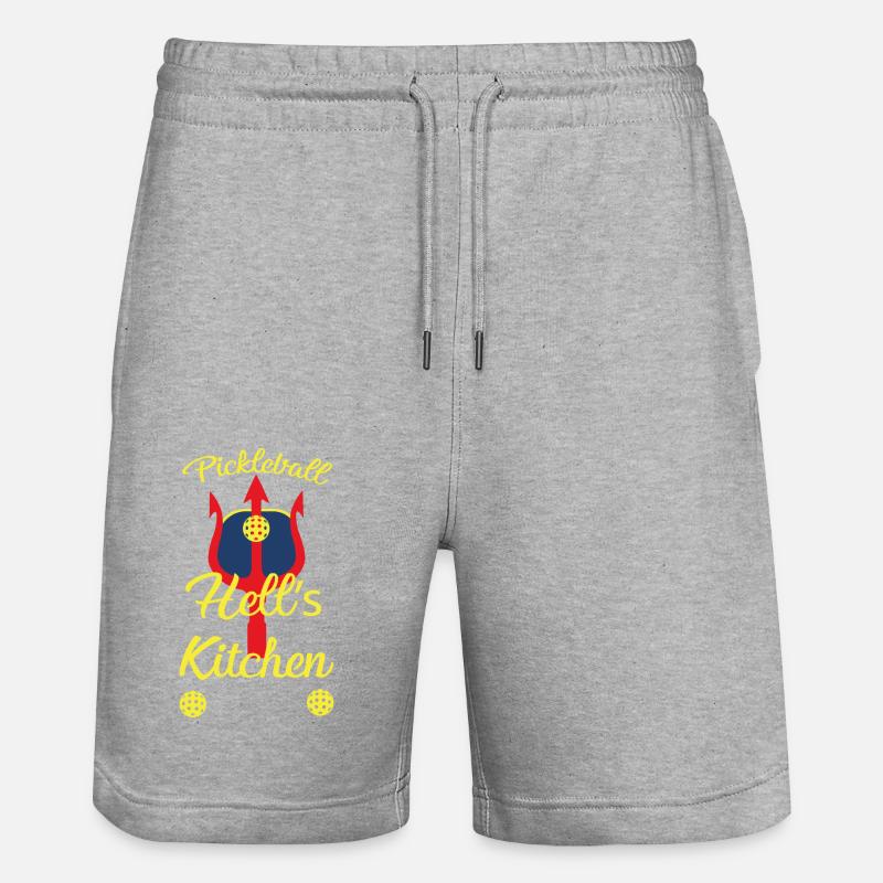 Cauchemar de cuisine de pickleball - Short de jogging bio TRAINER Stanley/Stella unisexe - gris chiné