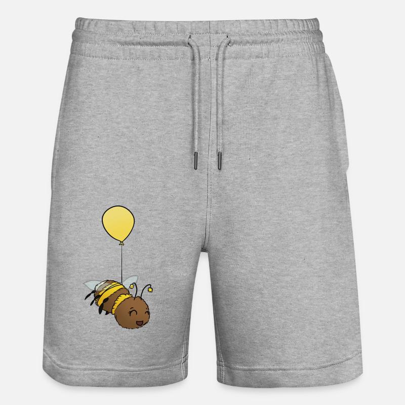 Bourdon volant - Short de jogging bio TRAINER Stanley/Stella unisexe - gris chiné