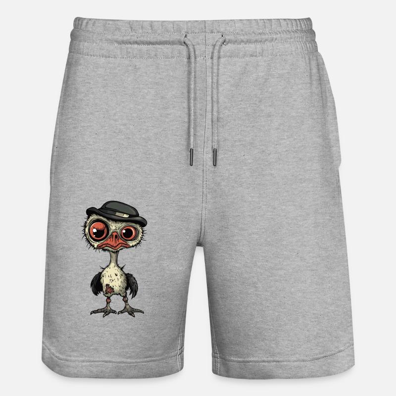 Bouquet Halloween Zombie - Short de jogging bio TRAINER Stanley/Stella unisexe - gris chiné