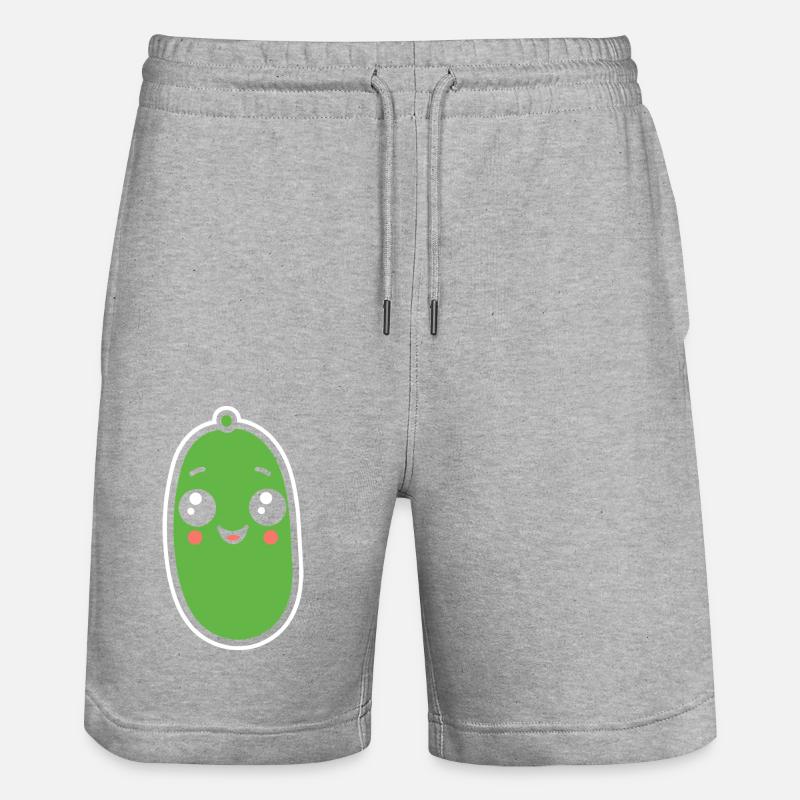 concombre - Short de jogging bio TRAINER Stanley/Stella unisexe - gris chiné
