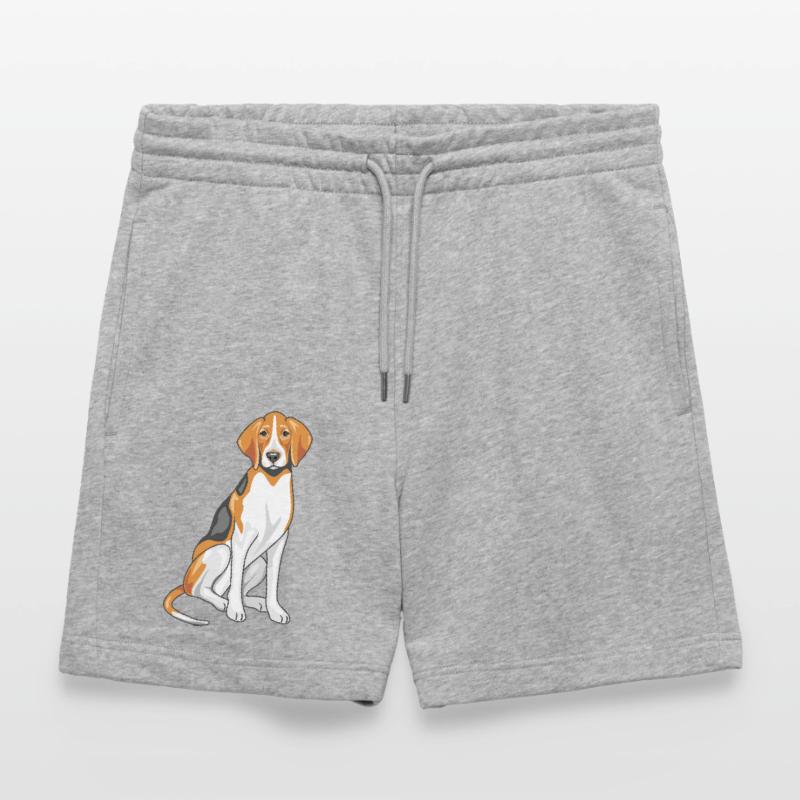 Sitting foxhound Stanley/Stella Trainer Unisex Organic Jogging Shorts