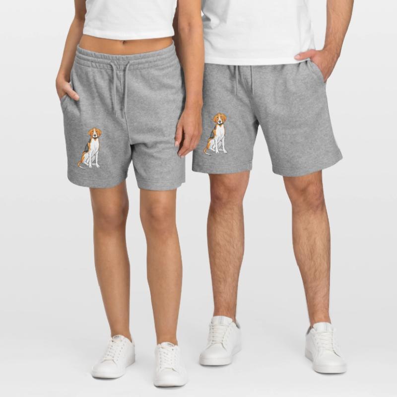 Sitzender Foxhound Stanley/Stella Unisex Bio Joggingshorts Trainer 
