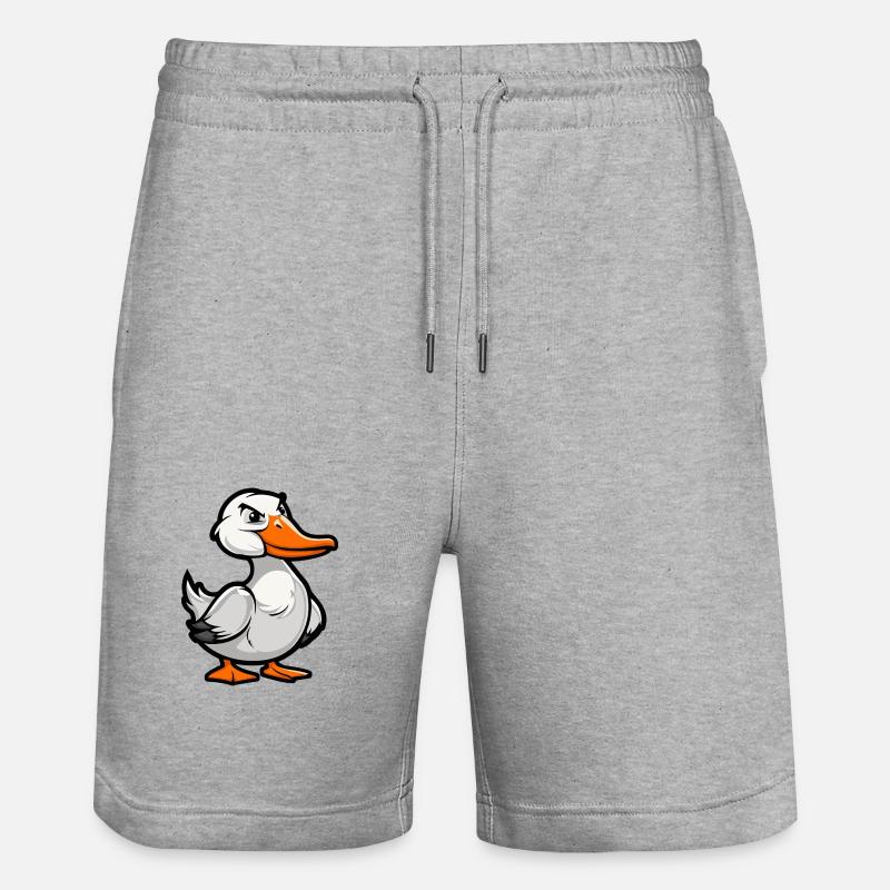 Bande dessinée de l’oie - Short de jogging bio TRAINER Stanley/Stella unisexe - gris chiné