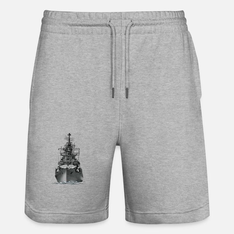 Schiff - Stanley/Stella Unisex Bio Joggingshorts Trainer  - Grau meliert