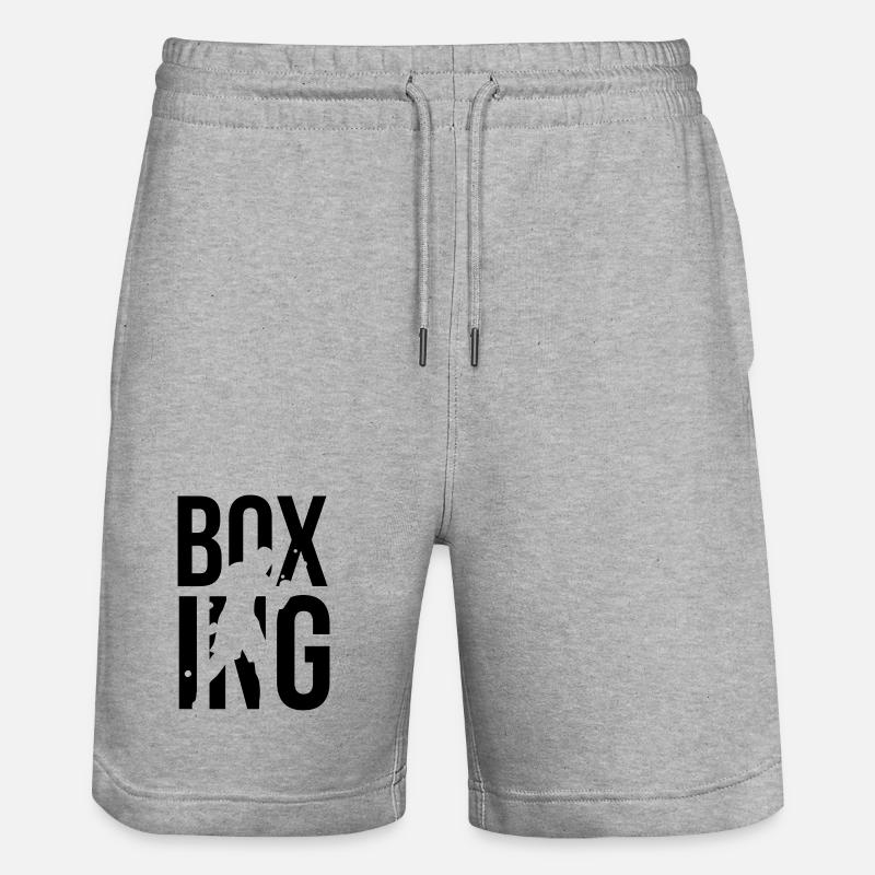 boxe - Short de jogging bio TRAINER Stanley/Stella unisexe - gris chiné