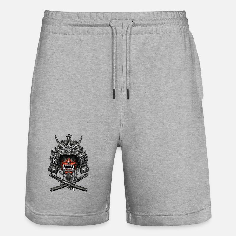 Samouraïs, combattants - Short de jogging bio TRAINER Stanley/Stella unisexe - gris chiné