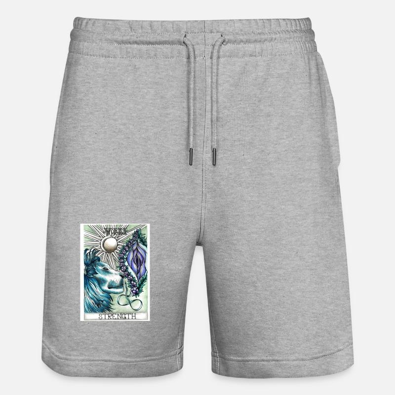 Strength - Short de jogging bio TRAINER Stanley/Stella unisexe - gris chiné