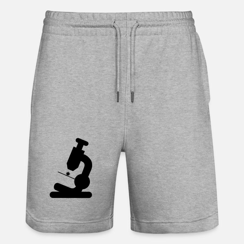 Microscope - Short de jogging bio TRAINER Stanley/Stella unisexe - gris chiné