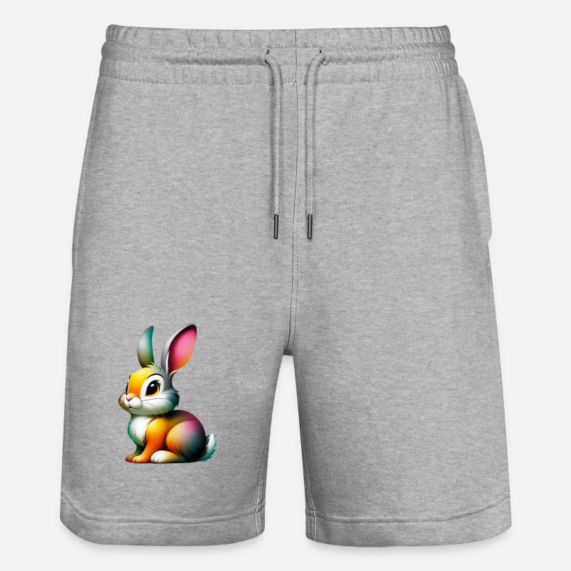 Lapin - Short de jogging bio TRAINER Stanley/Stella unisexe - gris chiné