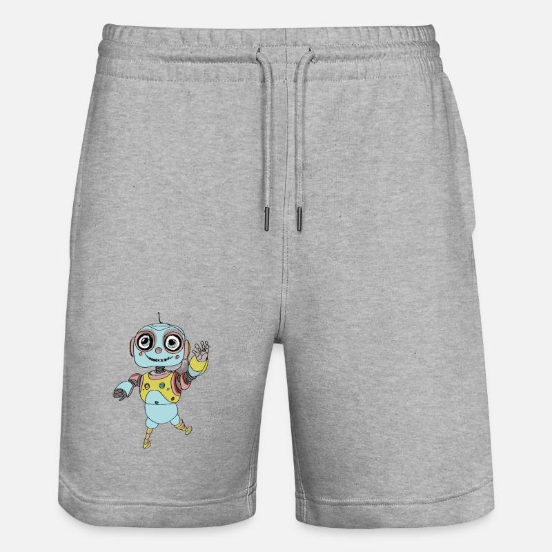 Compagnon cosmique - Short de jogging bio TRAINER Stanley/Stella unisexe - gris chiné