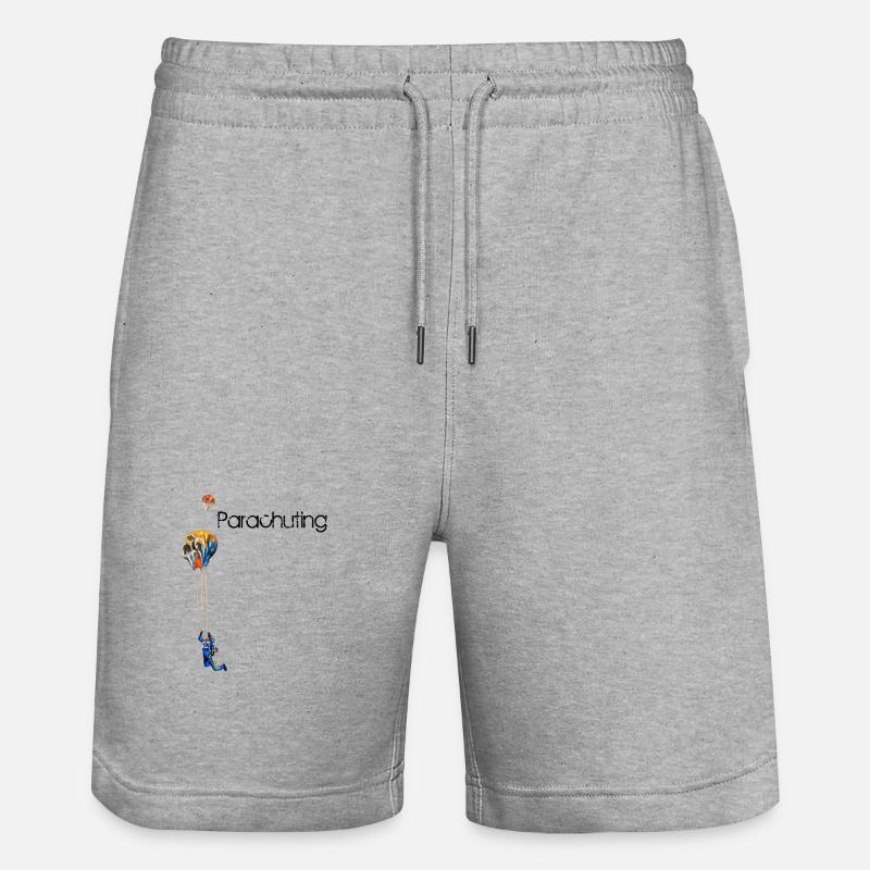 Parachutisme - Short de jogging bio TRAINER Stanley/Stella unisexe - gris chiné