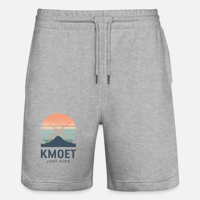 Kmoet just nothing, Dialecte anversois Chemises - Short de jogging bio TRAINER Stanley/Stella unisexe - gris chiné