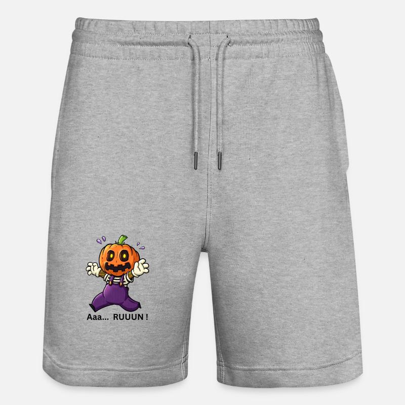 Aaa RUUUN ! - Short de jogging bio TRAINER Stanley/Stella unisexe - gris chiné