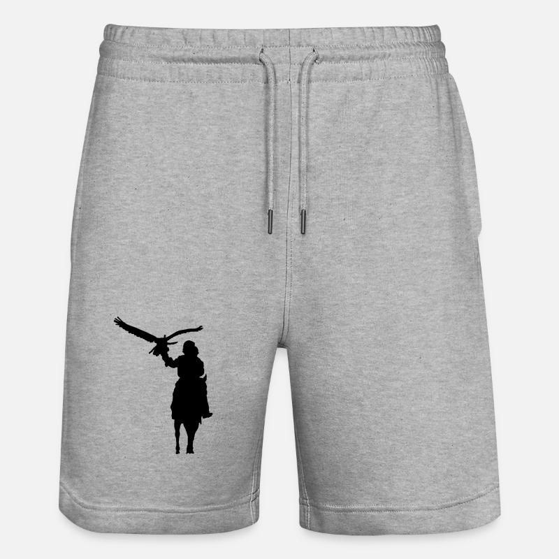 Chasseur - Short de jogging bio TRAINER Stanley/Stella unisexe - gris chiné
