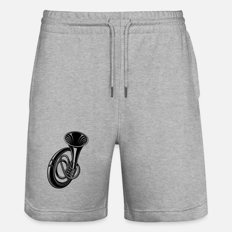 Sousaphone - Short de jogging bio TRAINER Stanley/Stella unisexe - gris chiné