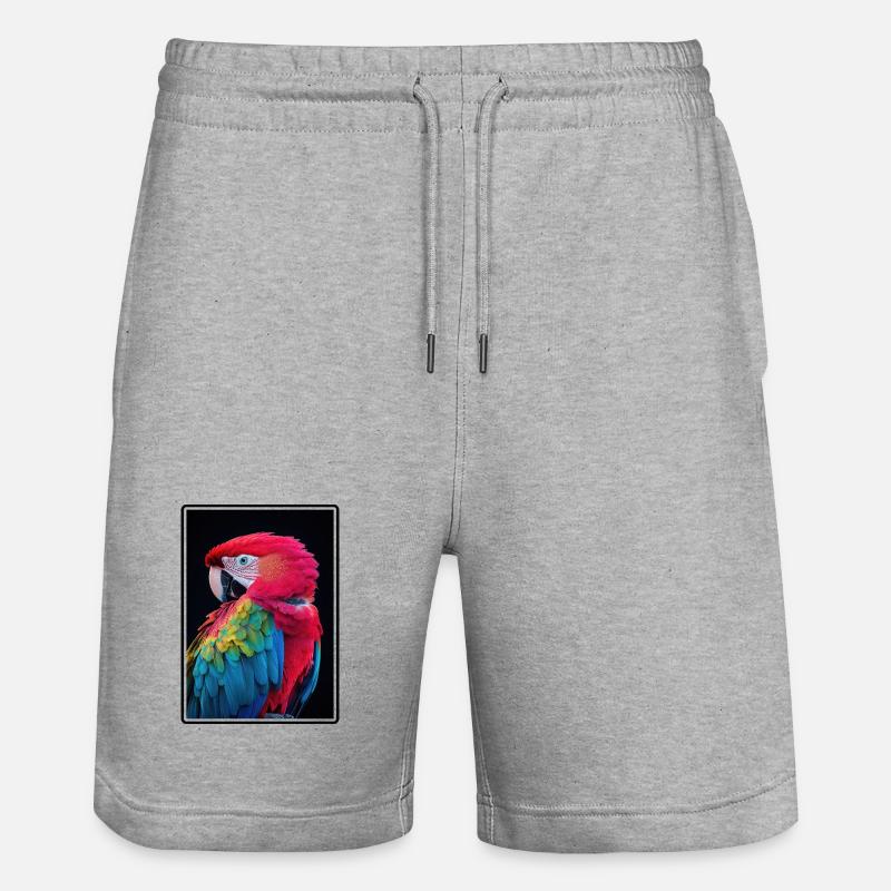 L’ère de l’ara - Short de jogging bio TRAINER Stanley/Stella unisexe - gris chiné