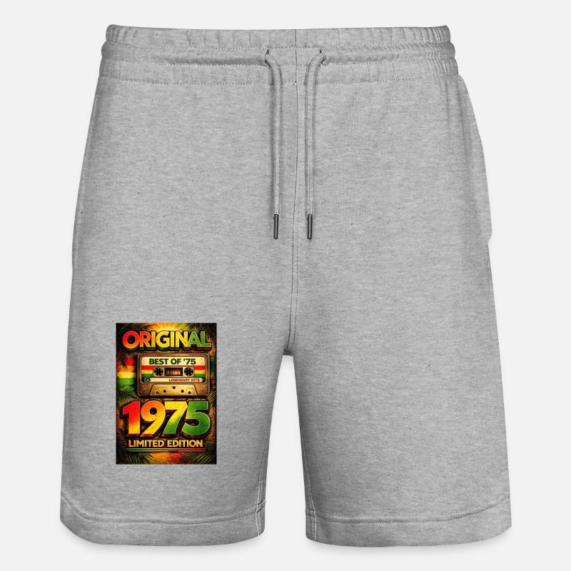 Édition Limitée originale 1975 - Short de jogging bio TRAINER Stanley/Stella unisexe - gris chiné