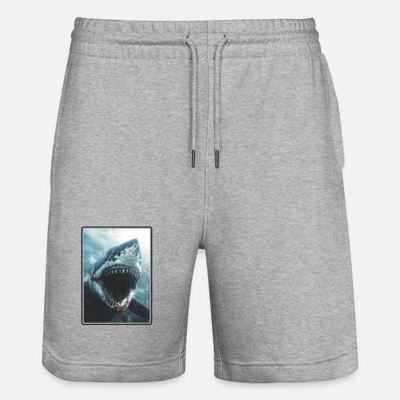 Requins Requin - Short de jogging bio TRAINER Stanley/Stella unisexe - gris chiné