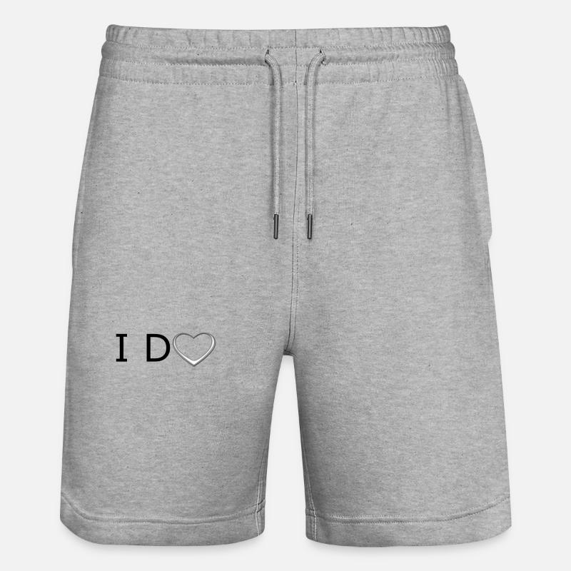 Je fais - Short de jogging bio TRAINER Stanley/Stella unisexe - gris chiné