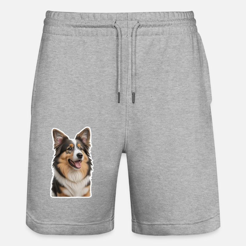 colley - Short de jogging bio TRAINER Stanley/Stella unisexe - gris chiné