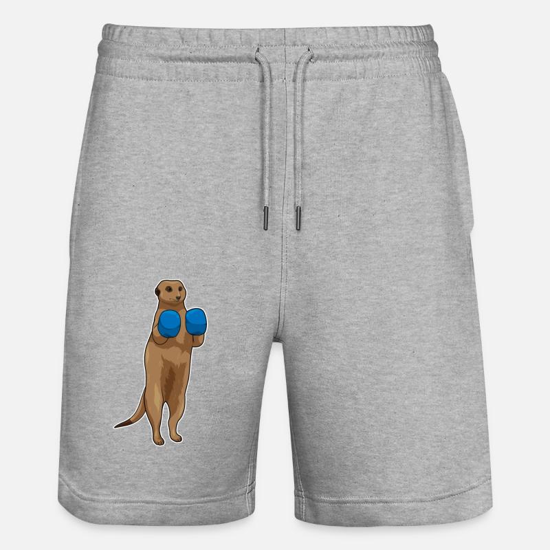 Gants de boxe suricate boxer - Short de jogging bio TRAINER Stanley/Stella unisexe - gris chiné