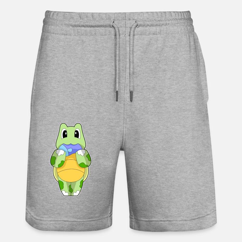 Poisson-tortue - Short de jogging bio TRAINER Stanley/Stella unisexe - gris chiné