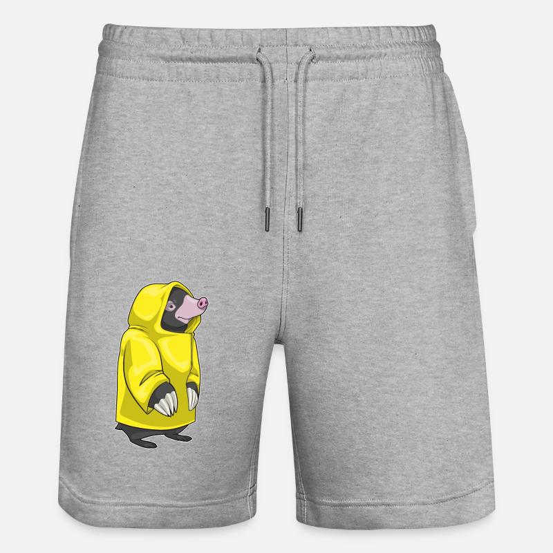 Veste de pluie Mole Rain - Short de jogging bio TRAINER Stanley/Stella unisexe - gris chiné