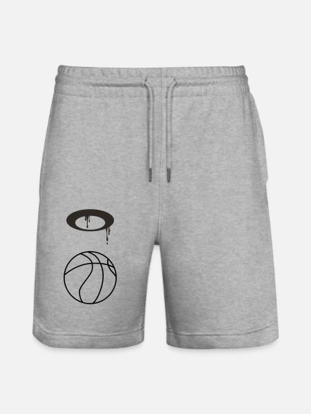 Basketball 5 0 05 - Stanley/Stella Trainer Unisex Organic Jogging Shorts - heather grey