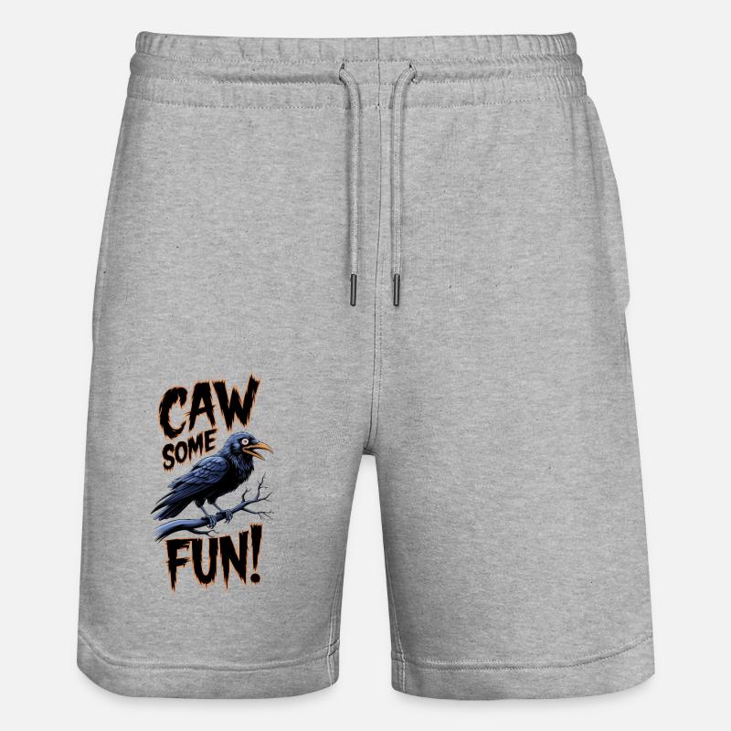 Caw-some Style - Short de jogging bio TRAINER Stanley/Stella unisexe - gris chiné