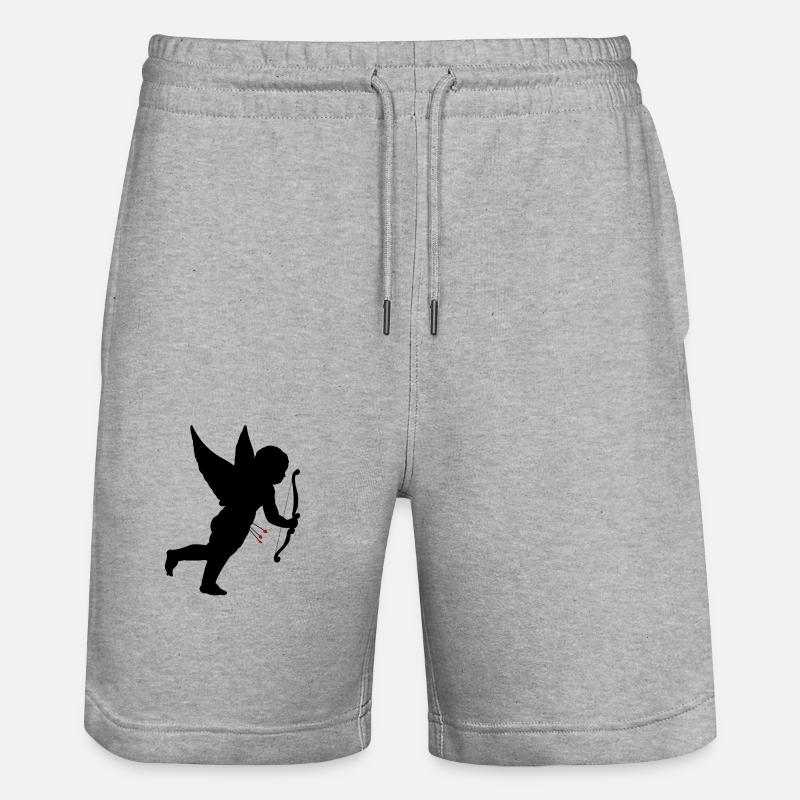 cupidon - Short de jogging bio TRAINER Stanley/Stella unisexe - gris chiné