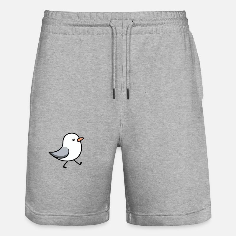 Mouette Simple - Short de jogging bio TRAINER Stanley/Stella unisexe - gris chiné