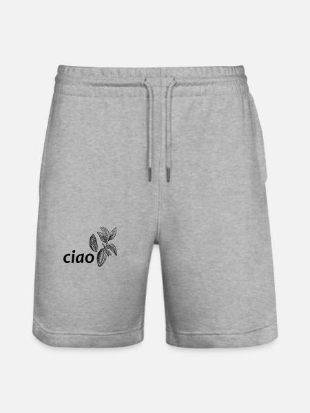 ciao kakao - Stanley/Stella Unisex Bio Joggingshorts Trainer - Grau meliert
