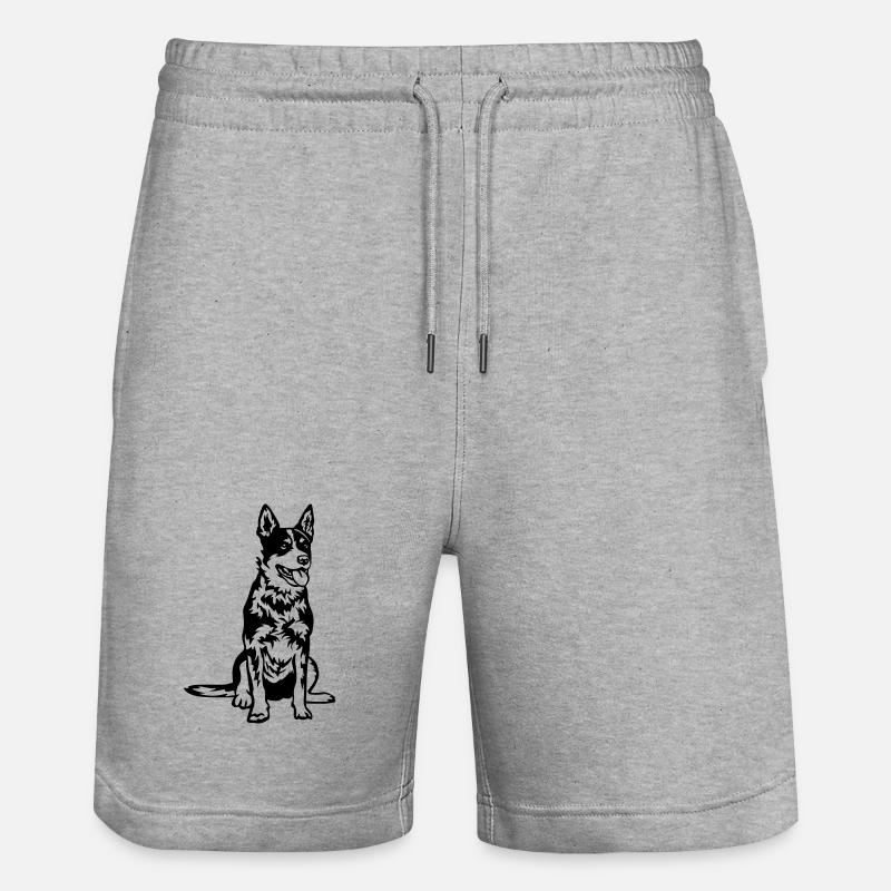 Bouvier australien - Short de jogging bio TRAINER Stanley/Stella unisexe - gris chiné