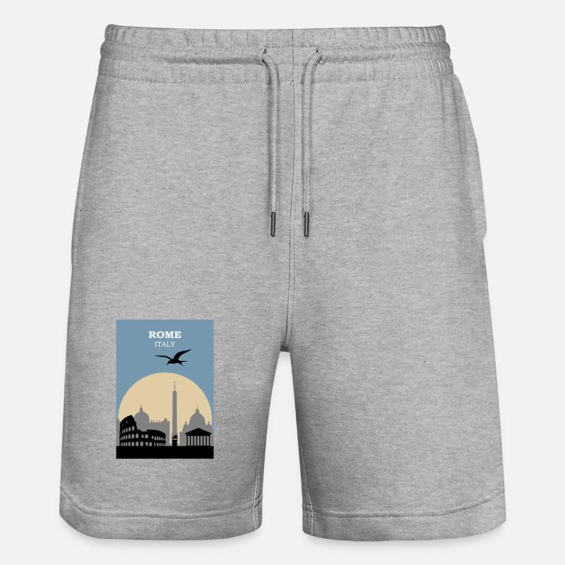 ROME - Short de jogging bio TRAINER Stanley/Stella unisexe - gris chiné