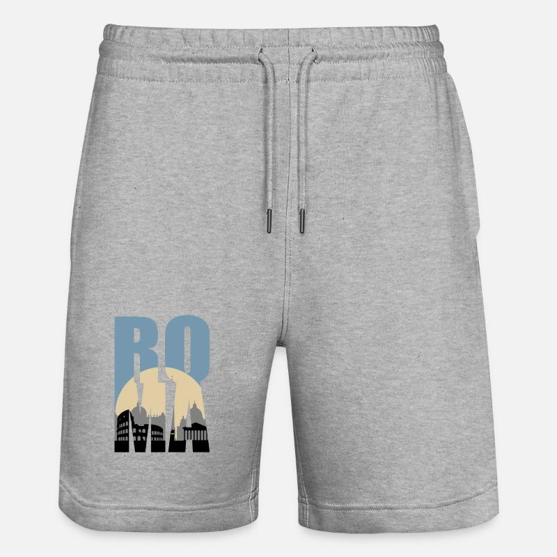 ROME - Short de jogging bio TRAINER Stanley/Stella unisexe - gris chiné