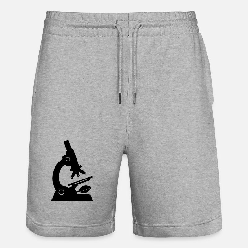 Microscope de laboratoire - Short de jogging bio TRAINER Stanley/Stella unisexe - gris chiné