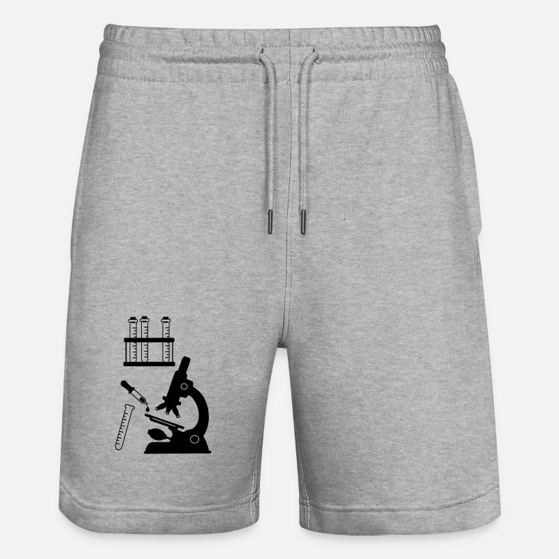 Recherche en laboratoire de microscope - Short de jogging bio TRAINER Stanley/Stella unisexe - gris chiné