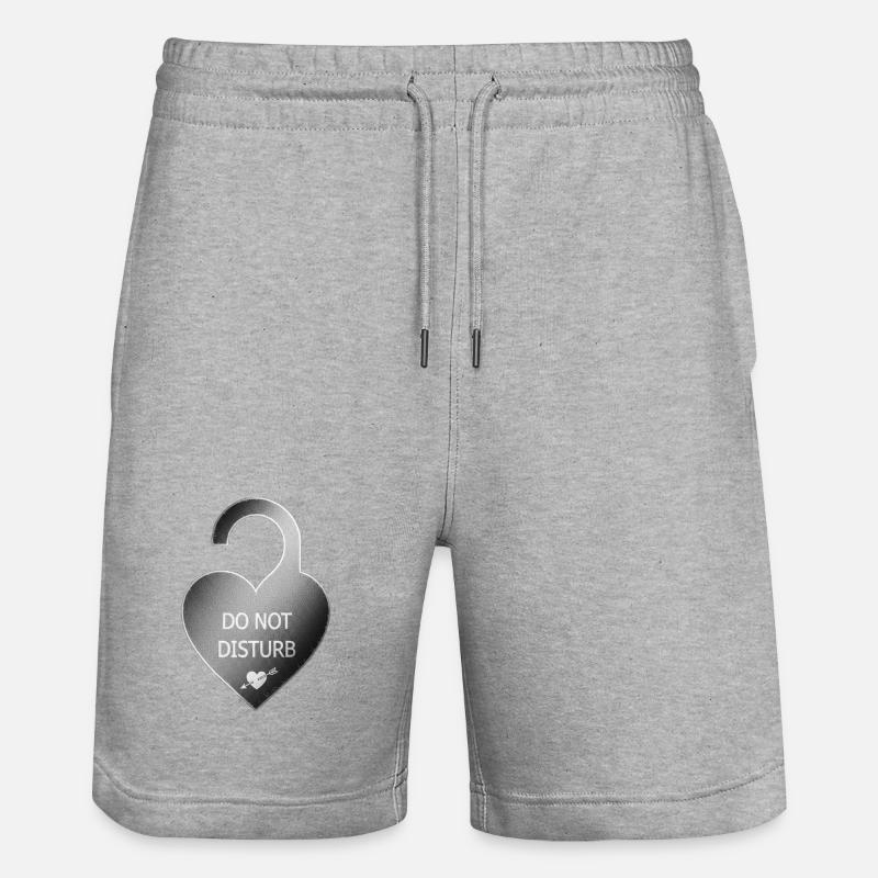 Message - Short de jogging bio TRAINER Stanley/Stella unisexe - gris chiné