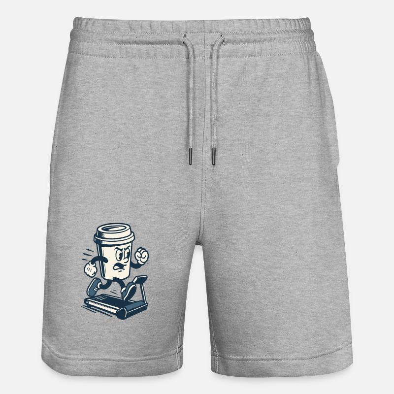 Tasse à café Sprint caféinée - Short de jogging bio TRAINER Stanley/Stella unisexe - gris chiné
