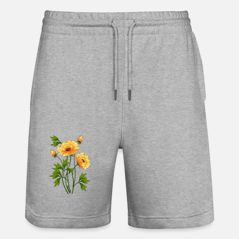 Fleur - Short de jogging bio TRAINER Stanley/Stella unisexe - gris chiné