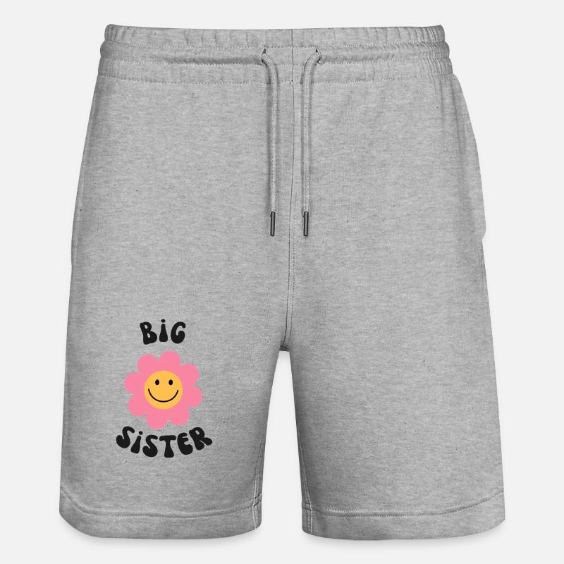 Grande Sœur - Short de jogging bio TRAINER Stanley/Stella unisexe - gris chiné