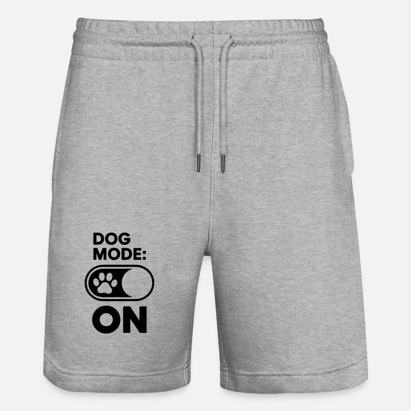 Activez le mode chien - Short de jogging bio TRAINER Stanley/Stella unisexe - gris chiné