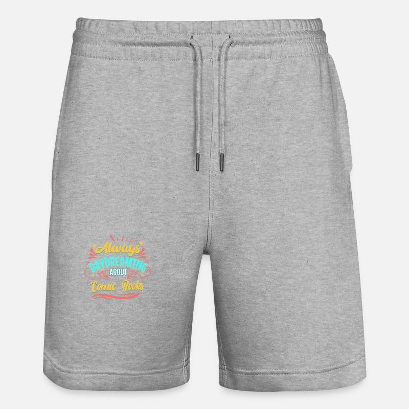 Toujours rêver de bandes dessinées - Short de jogging bio TRAINER Stanley/Stella unisexe - gris chiné