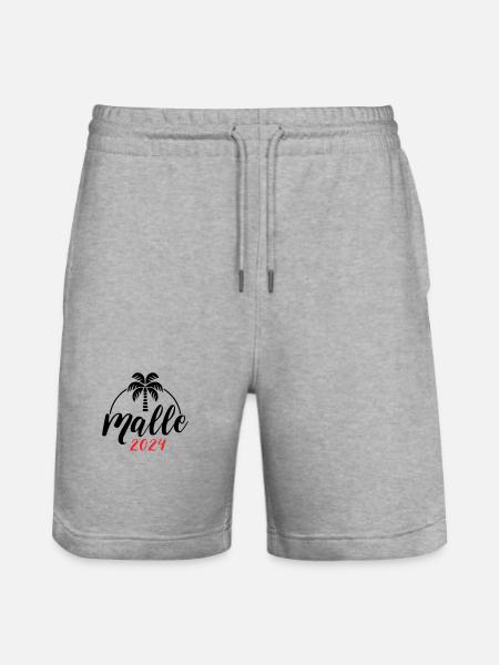 Malle 2024 - Stanley/Stella Trainer Unisex Organic Jogging Shorts - heather grey